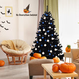 NNECW 1.8 M Artificial Halloween Christmas Tree with Solid Metal Legs for Indoor
