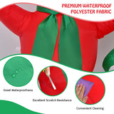 NNECW 1.82M & 1.52M Christmas Inflatable Snowmen with LED Lights