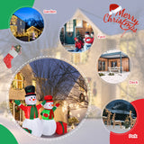 NNECW 1.82M & 1.52M Christmas Inflatable Snowmen with LED Lights