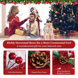 NNECW Set of 3 Christmas Lighted Gift Boxes with 60 LED Lights