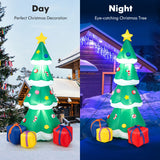 NNECW 180CM Inflatable Christmas Tree with Gift Boxes & LED Light