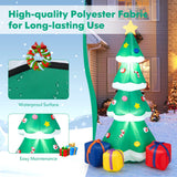 NNECW 180CM Inflatable Christmas Tree with Gift Boxes & LED Light