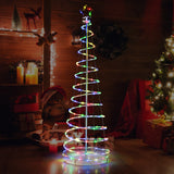 NNECW 1.83M Spiral Christmas Tree with 135 LED Lights & APP Control