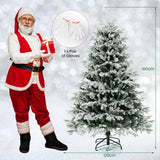 NNECW 1.8M Artificial Christmas Xmas Tree with 1022 PE PVC Branch Tips for Home/Office