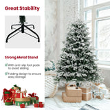 NNECW 1.8M Artificial Christmas Xmas Tree with 1022 PE PVC Branch Tips for Home/Office