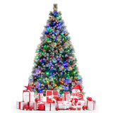 NNECW 1.85M/2.15M Pre-Lit Christmas Tree with Pine Needle-2.15 M