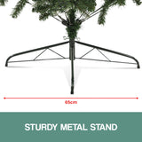 NNEDPE 2.7m Pre Lit LED Christmas Tree with Pine Cones