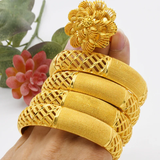NNEOBA Women Gold Charm Bracelet Bangle Jewelry