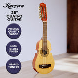 NNEDPE 25in Cuatro Guitar - Natural