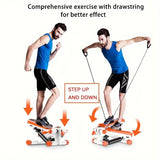 NNETM Mini Stepping Machine with Balance Training Pedal and Pull Rope