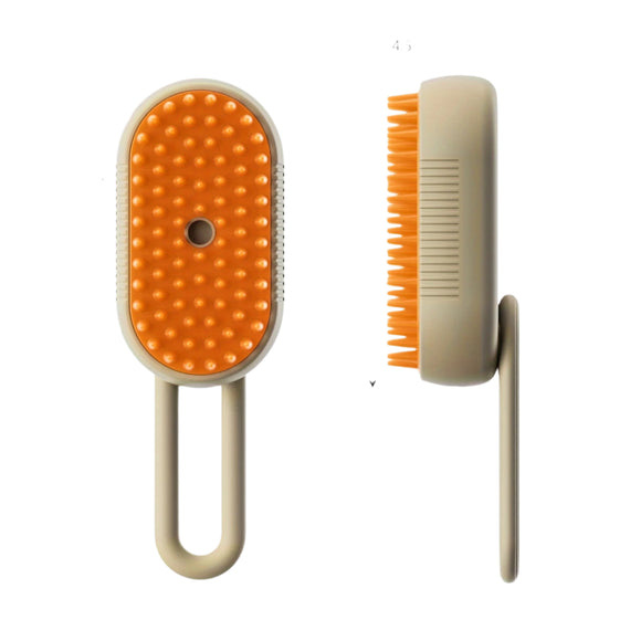 NNETM 3-in-1 Rechargeable Steam Pet Brush for Cats & Dogs