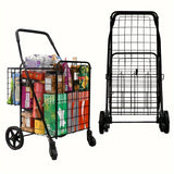 NNETM Heavy Duty Utility Shopping Cart
