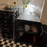 NNETM Chic Cave-Inspired Bedside Table - Black