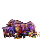 NNEOBA LED Curtain Icicle String Light Street Garland