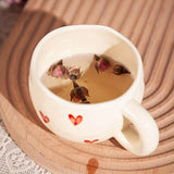 NNETM Love Heart Ceramic Mug for Coffee & Tea