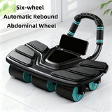 Six-Wheel Automatic Rebound Ab Roller