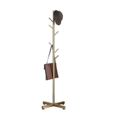 NNEOBA Elegance in Gold: Floor Standing Metal Coat Rack