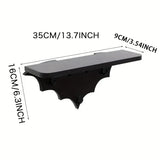 NNETM Spooktacular Bat Winged Floating Shelves for Halloween Decor