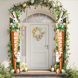 NNETM Easter Rabbit Door Banner Set for Entryway Decor