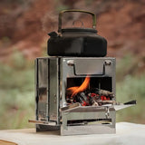 NNETM Unleash the Flavor of the Outdoors with Our Folding Wood Stove