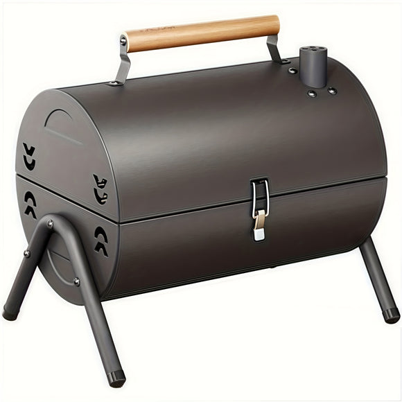 NNETM Double-Sided Charcoal Grill with Lid