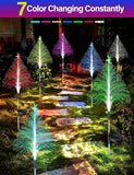 NNETM Radiant Solar Spectrum: 7 Color Changing Christmas Tree Lights