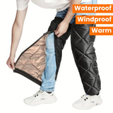 NNETM Winter Windproof Leg Shields Knee Pads Set