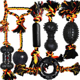 NNETM Dog Chew Toys for Small Breeds Rubber (6pcs)