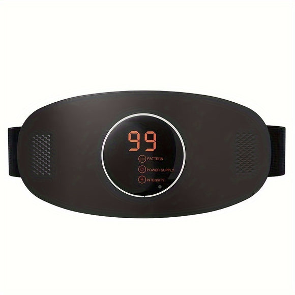 NNETM 1pc Electric Waist Sculpting Massager - Black
