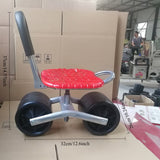 NNETM Garden Sled Cart with Two Wheels