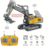 NNETM 1:20 RC Alloy Excavator 11 Channel Remote Control