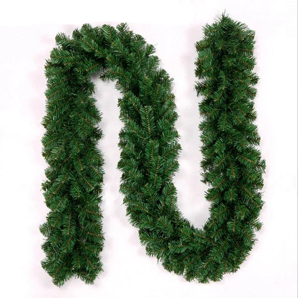 NNEOBA Artificial Christmas Green Garland Wreath Decoration