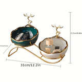 NNETM Shoe Cabinet with Golden Frame and Handles