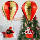 88.9cm Santa Claus Hot Air Balloon Christmas Hanging Decoration