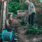 NNETM Garden Hose Reel Set with Spray Gun
