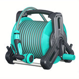 NNETM Garden Hose Reel Set with Spray Gun