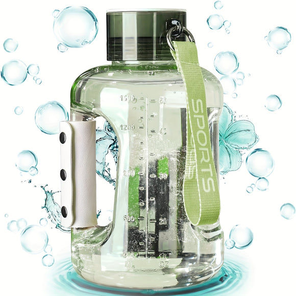 NNETM 1.5L Hydrogen Rich Fitness Water Bottle(Green)