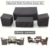 NNETM Outdoor Patio Furniture Covers Waterproof & Durable (4PCS)