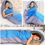 NNETM Sleeping Bag Winter Hooded with Accessories