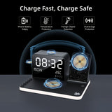 NNETM 7-in-1 Wireless Charging Station with Night Light