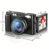NNETM 4K Digital Camera: Capture Every Detail in Stunning Clarity