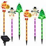 Solar Yard Stake Lights Christmas Theme