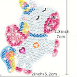NNETM DIY 5D Diamond Painting Keychain Kit for Kids