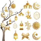 NNETM 10pcs Eid Mubarak Paper Pendants Ramadan Decorations