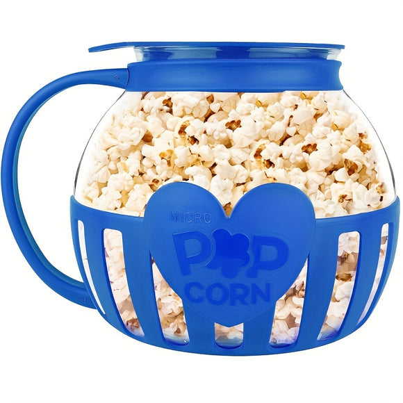 NNETM Microwave Popcorn Maker Glass Quart
