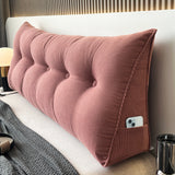 NNETM Wedge Floor Cushion with Striped Side Storage