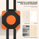 NNETM Wall Boxing Target Pad Sponge Yellow Black Set