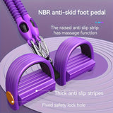 NNETM Chest Expander Pedal Resistance Band Home Fitness