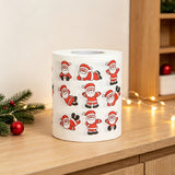1pc Christmas Santa Claus Printed Toilet Paper