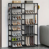 NNETM Shoe Rack with Boot Hooks Capacity (9-Tier)